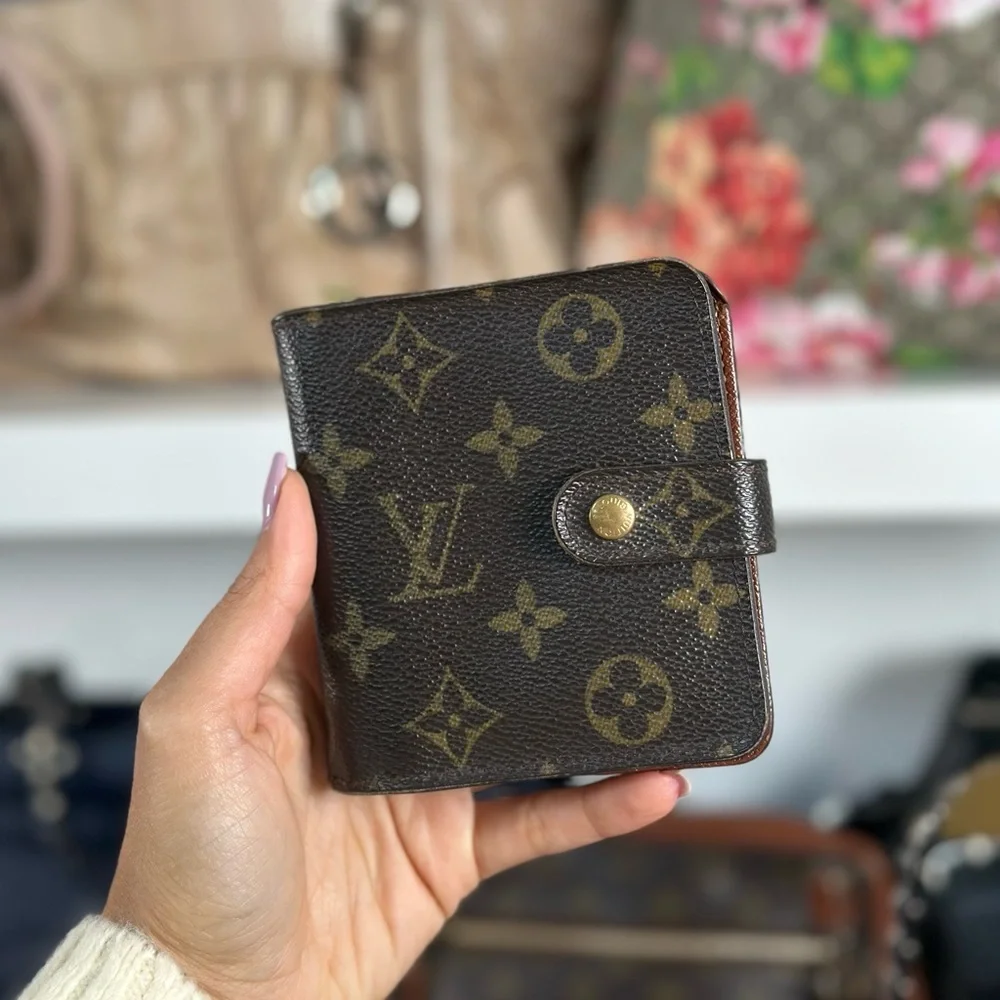 LV Monogram Compact Wallet